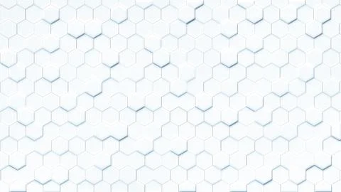 Hexagons background full screen Stock Illustration