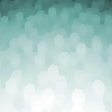 Hexagons Blocks Moving Up and Down 3d render Loop Full HD Stock Footage 69726949