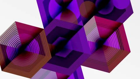 Hexagons design geometric abstract background Stock Illustration