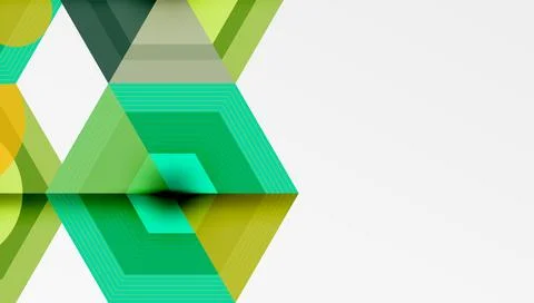 Hexagons design geometric abstract background Illustrazione stock