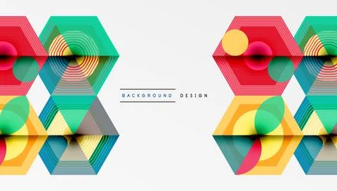 Hexagons, diamonds pattern. Geometric repeating hexagon background イラスト素材