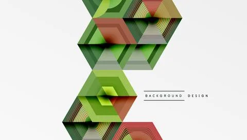 Hexagons, diamonds pattern. Geometric repeating hexagon background 스톡 일러스트