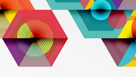 Hexagons, diamonds pattern. Geometric repeating hexagon background Illustrazione stock