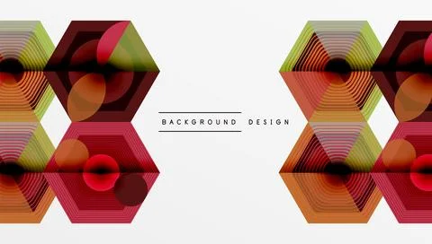 Hexagons, diamonds pattern. Geometric repeating hexagon background 스톡 일러스트