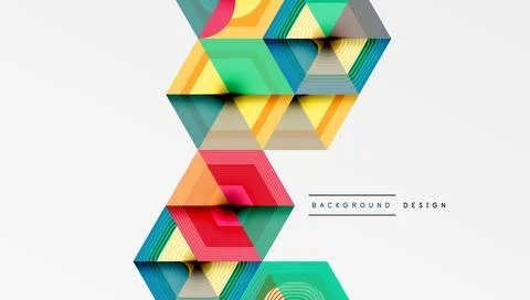 Hexagons, diamonds pattern. Geometric repeating hexagon background 스톡 일러스트