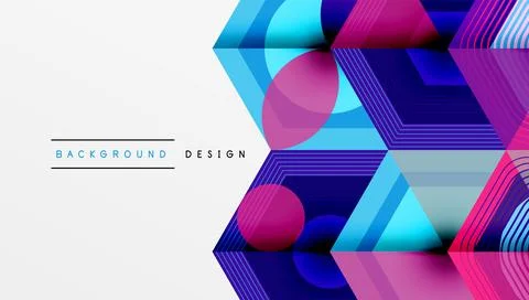 Hexagons, diamonds pattern. Geometric repeating hexagon background Stock Illustration
