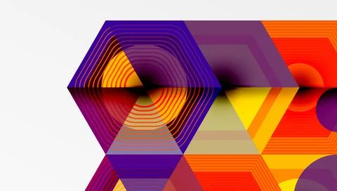 Hexagons, diamonds pattern. Geometric repeating hexagon background 스톡 일러스트