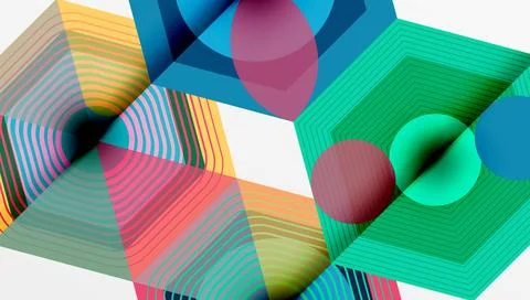 Hexagons, diamonds pattern. Geometric repeating hexagon background Stock Illustration