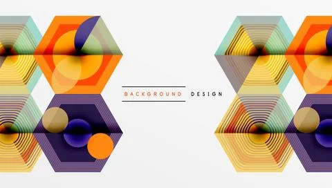 Hexagons, diamonds pattern. Geometric repeating hexagon background イラスト素材