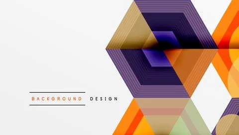 Hexagons, diamonds pattern. Geometric repeating hexagon background Stock Illustration