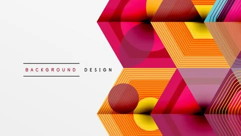 Hexagons, diamonds pattern. Geometric repeating hexagon background Illustrazione stock