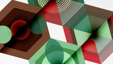 Hexagons, diamonds pattern. Geometric repeating hexagon background Stock Illustration