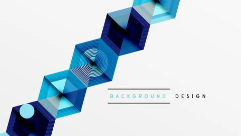 Hexagons, diamonds pattern. Geometric repeating hexagon background Stock Illustration