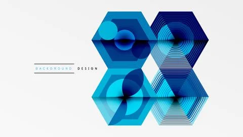 Hexagons, diamonds pattern. Geometric repeating hexagon background イラスト素材