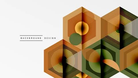 Hexagons, diamonds pattern. Geometric repeating hexagon background イラスト素材