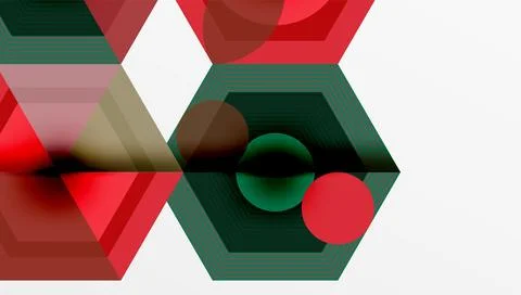 Hexagons, diamonds pattern. Geometric repeating hexagon background イラスト素材