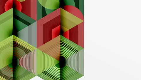 Hexagons, diamonds pattern. Geometric repeating hexagon background イラスト素材