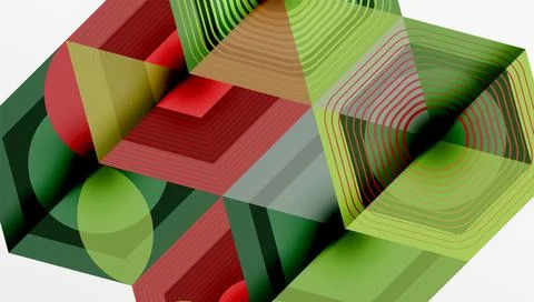 Hexagons, diamonds pattern. Geometric repeating hexagon background 스톡 일러스트