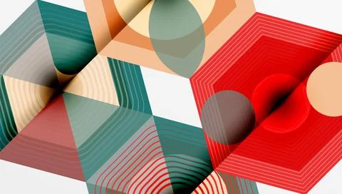 Hexagons, diamonds pattern. Geometric repeating hexagon background イラスト素材
