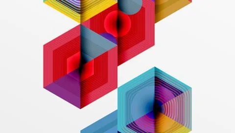 Hexagons, diamonds pattern. Geometric repeating hexagon background イラスト素材
