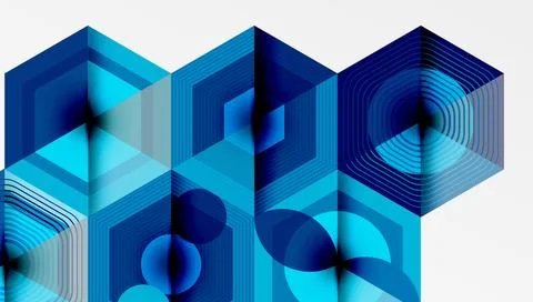 Hexagons, diamonds pattern. Geometric repeating hexagon background イラスト素材