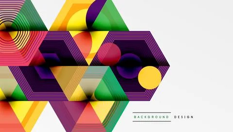 Hexagons, diamonds pattern. Geometric repeating hexagon background Stock Illustration
