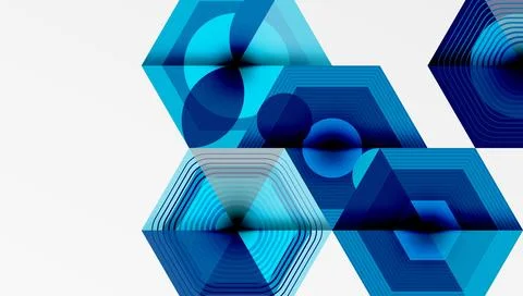 Hexagons, diamonds pattern. Geometric repeating hexagon background イラスト素材