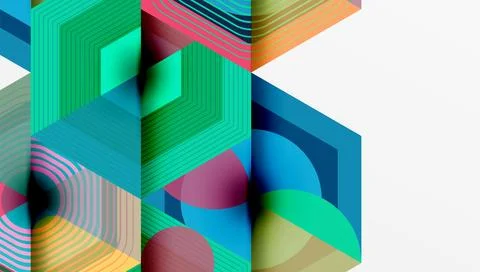 Hexagons, diamonds pattern. Geometric repeating hexagon background イラスト素材