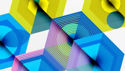 Hexagons, diamonds pattern. Geometric repeating hexagon background イラスト素材