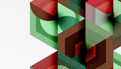 Hexagons, diamonds pattern. Geometric repeating hexagon background Stock Illustration