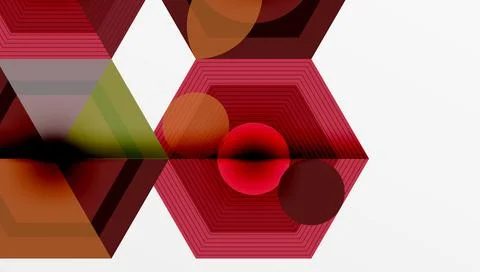 Hexagons, diamonds pattern. Geometric repeating hexagon background 스톡 일러스트