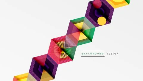 Hexagons, diamonds pattern. Geometric repeating hexagon background Stock Illustration
