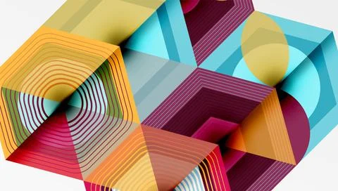 Hexagons, diamonds pattern. Geometric repeating hexagon background イラスト素材