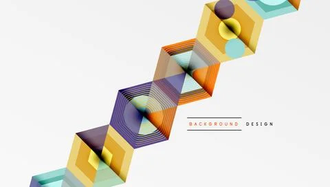 Hexagons, diamonds pattern. Geometric repeating hexagon background Stock Illustration