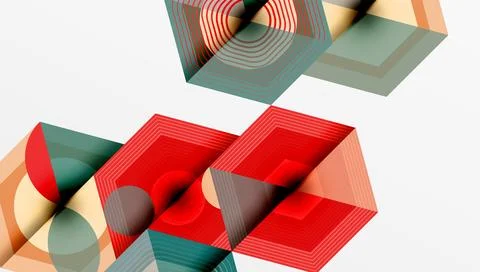 Hexagons, diamonds pattern. Geometric repeating hexagon background イラスト素材