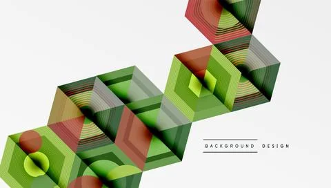 Hexagons, diamonds pattern. Geometric repeating hexagon background Stock Illustration