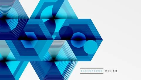 Hexagons, diamonds pattern. Geometric repeating hexagon background Stock Illustration