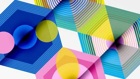 Hexagons, diamonds pattern. Geometric repeating hexagon background 스톡 일러스트