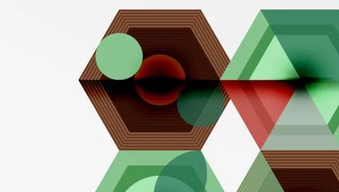 Hexagons, diamonds pattern. Geometric repeating hexagon background 스톡 일러스트