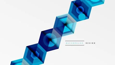 Hexagons, diamonds pattern. Geometric repeating hexagon background Stock Illustration