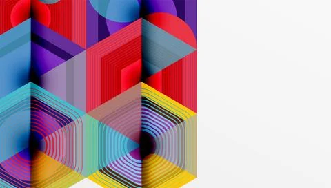 Hexagons, diamonds pattern. Geometric repeating hexagon background イラスト素材