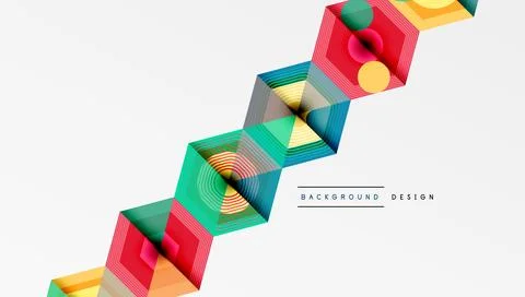 Hexagons, diamonds pattern. Geometric repeating hexagon background Stock Illustration