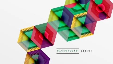 Hexagons, diamonds pattern. Geometric repeating hexagon background Stockillustratie