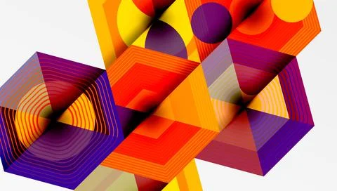 Hexagons, diamonds pattern. Geometric repeating hexagon background 스톡 일러스트