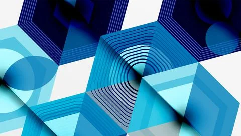 Hexagons, diamonds pattern. Geometric repeating hexagon background イラスト素材