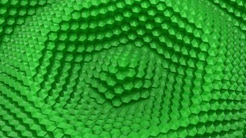 Hexagons Formed A Wave Video stock 101078080