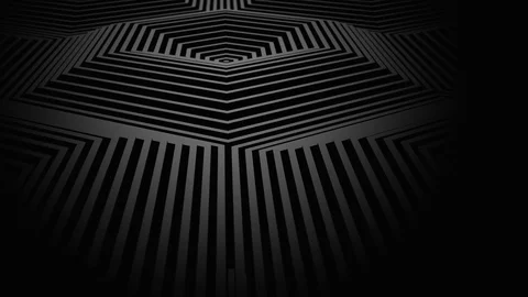 Hexagons Formed A Wave Stock Footage 118825224