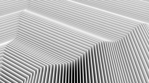 Hexagons Formed A Wave Video stock 121441405