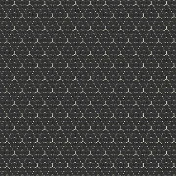 Hexagons Golden Circuit Stock Illustration