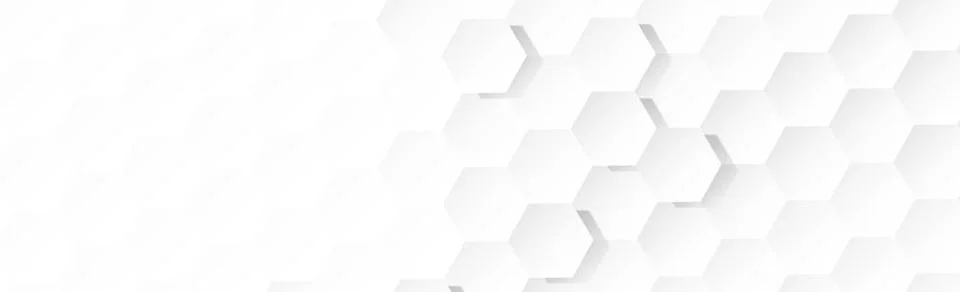 Hexagons on gray white background - Vector illustration Hexagons on gray w... Stock Photos